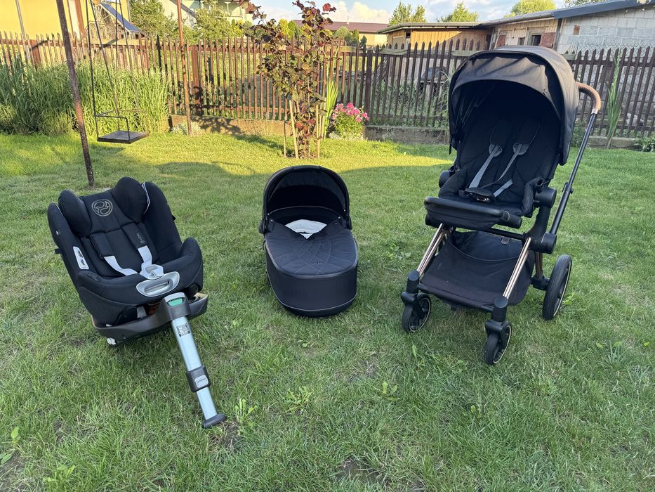 Zestaw Cybex Priam 2.0 czarny\rose gold