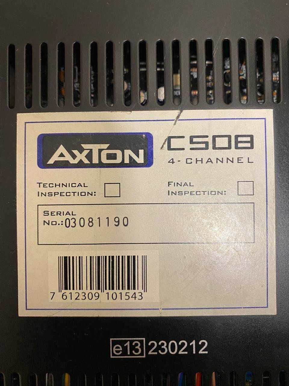 Авто Підсилювач 4-х канальний AXTON C508 Уселитель 4х канальный