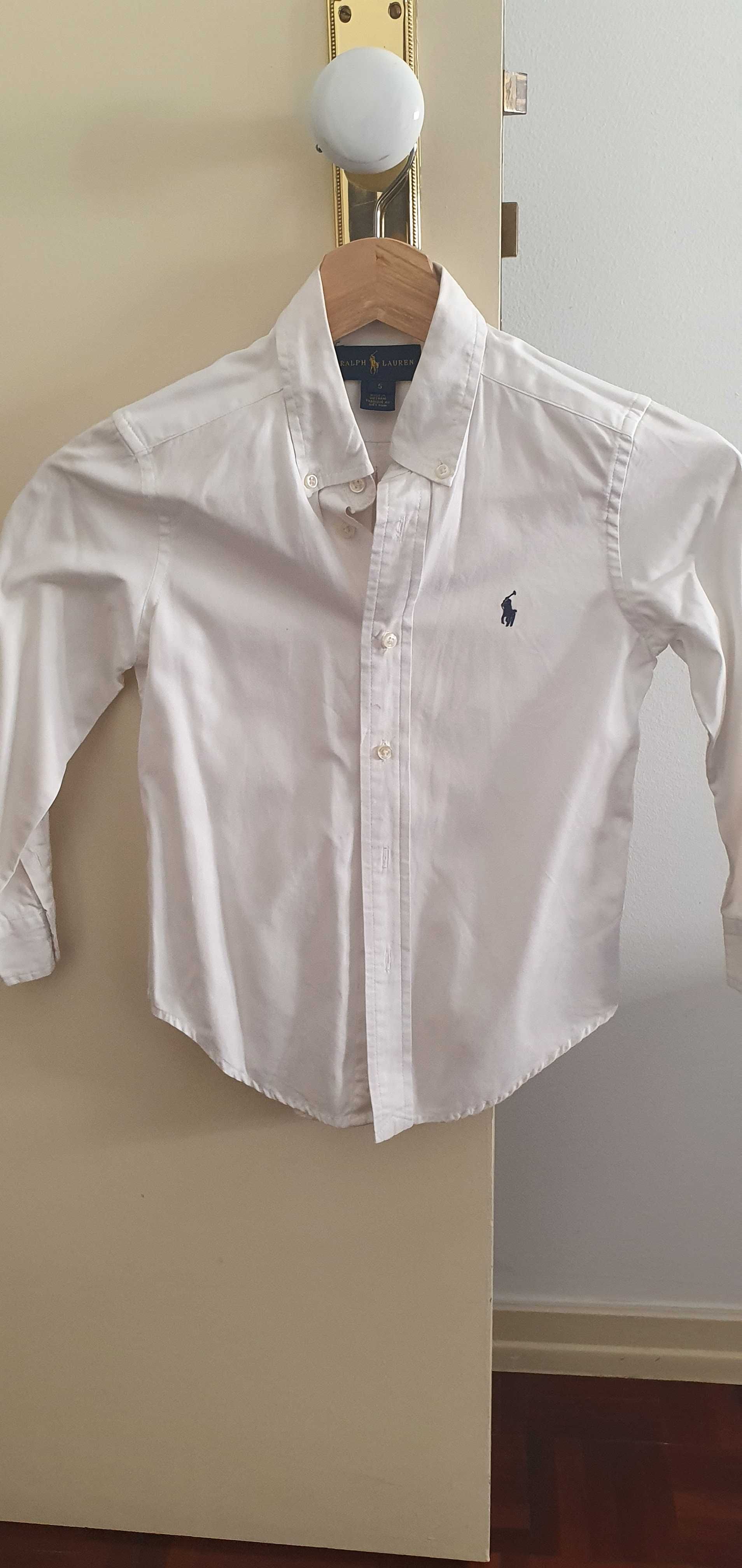 camisa ralph lauren para  5 anos de idade