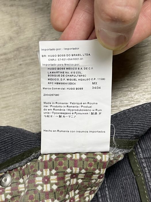 Hugo Boss Regular fit штаны джинсы W34 L34 размер серые оригинал