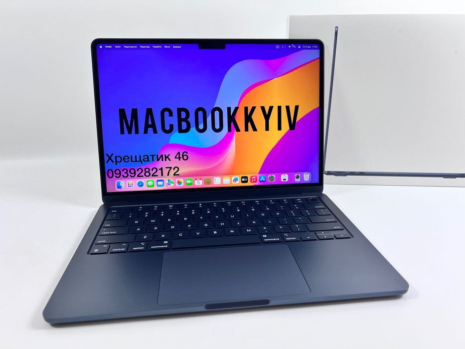 MacBook Air 13 2022 M2 16GB RAM 256GB SSD Midnight МАГАЗИН ГАРАНТІЯ