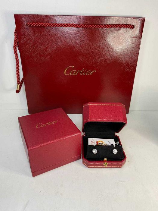 Золотие серьги с бриллиантами 2,02ct (GIA)