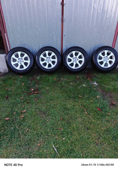Koła do audi Q5 alufelgi wraz z oponami 235/65/r17. Opony z 2024r