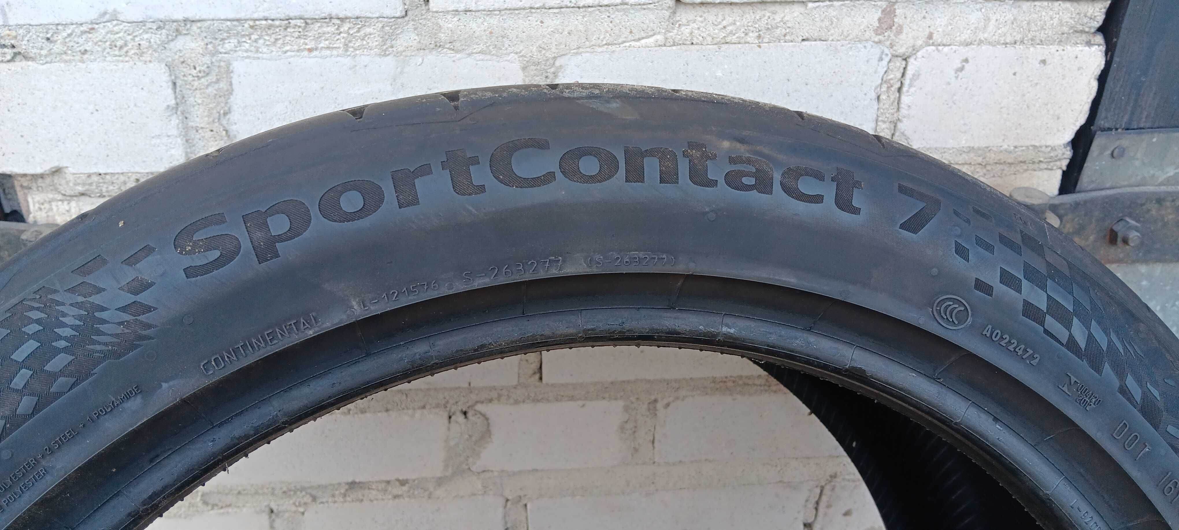 Opony Letnie Continental SportContact 7 rozmiar 255/40 r19 XL Z 2023 r