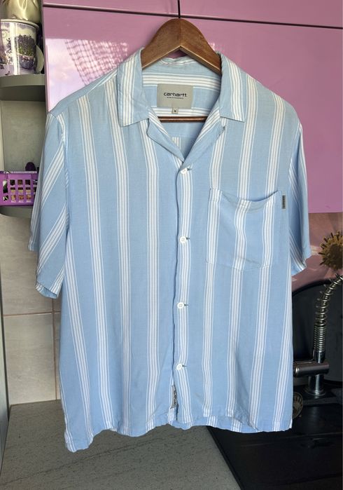 Męska Koszula CARHARTT Chester Shirt  Krótki rękaw Old Money roz M