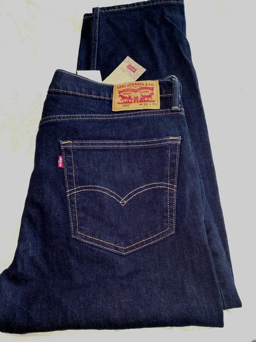 Джинси LEVIS 502 PREMIUM W36L30 made in Bangladesh з США
