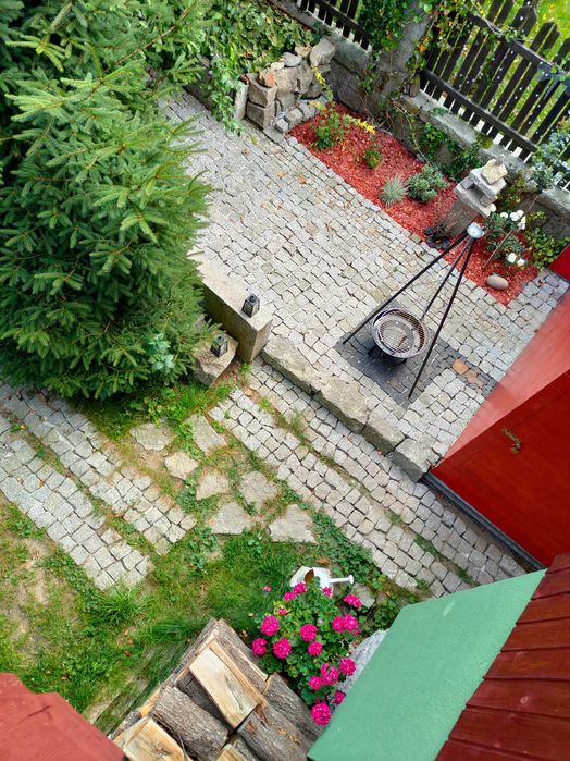 200 m od deptaka,w domku apartament, widok,priv ogródek,msc na rowery