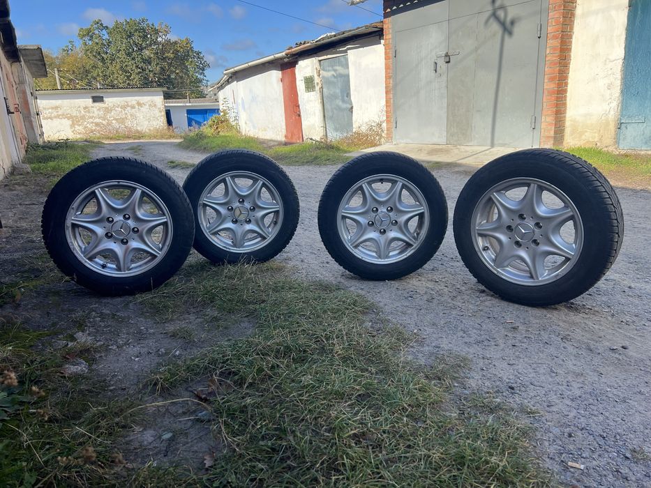 Зимня резина на титанах мерседес mersedes