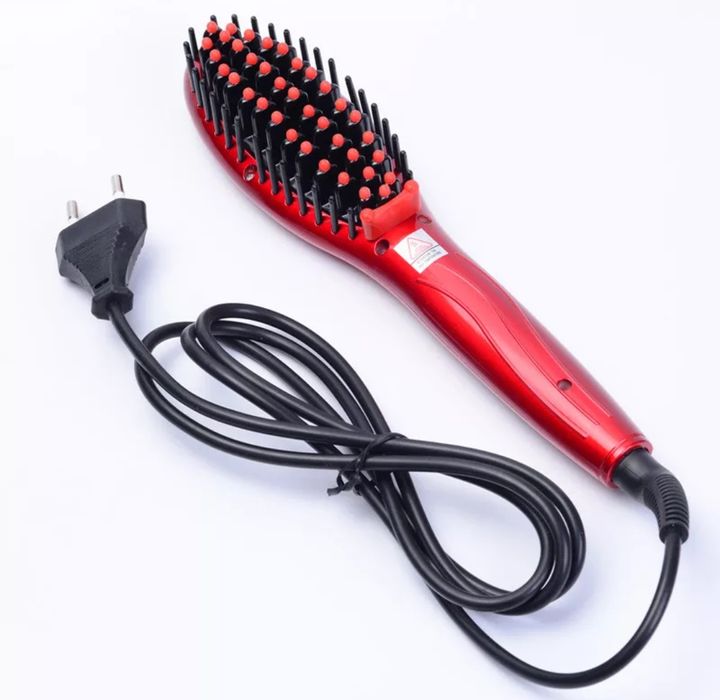 Escova elétrica para alisamento cabelo
