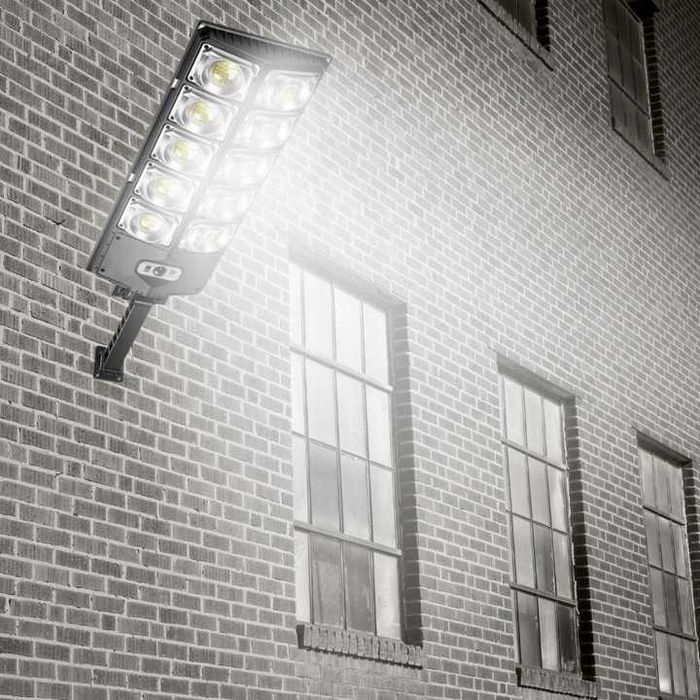 HIT Lampa Solarna Z Czujnikiem Ruchu LED 800W + Pilot