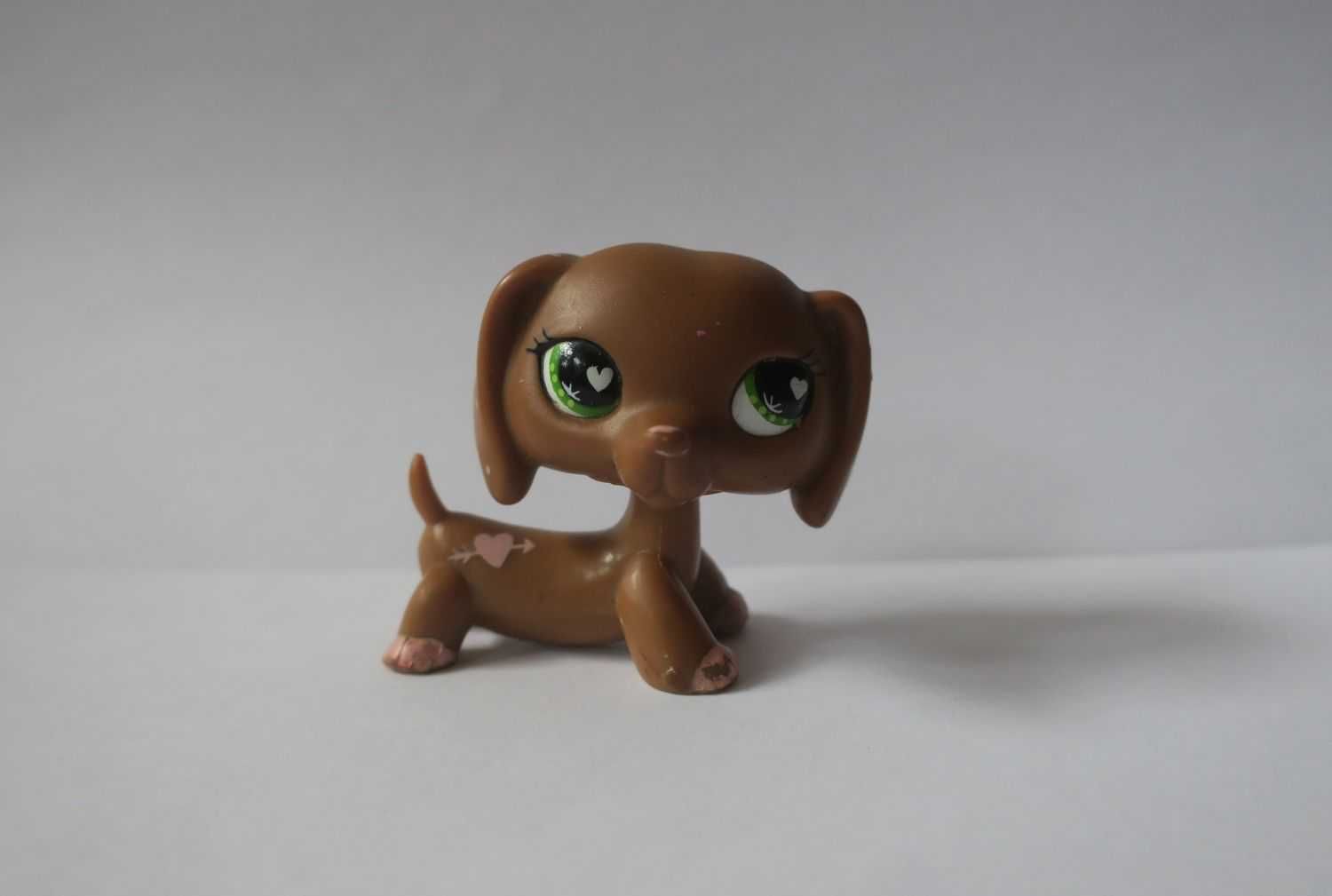 Figurka jamnik walentynkowy Littlest Pet Shop LPS Hasbro unikat