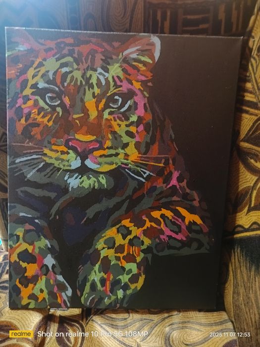 Продам готову картину по цифрах,розмальовувала дружина