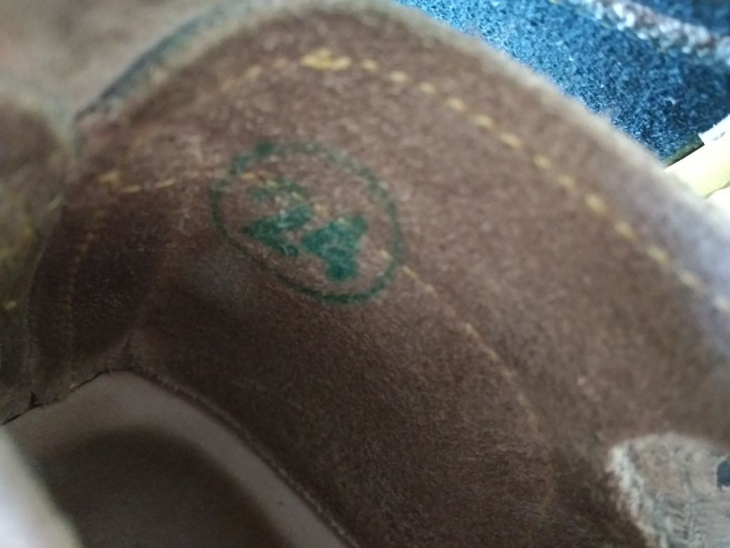 Skórzane buty buciki Gucio rozmiar 24