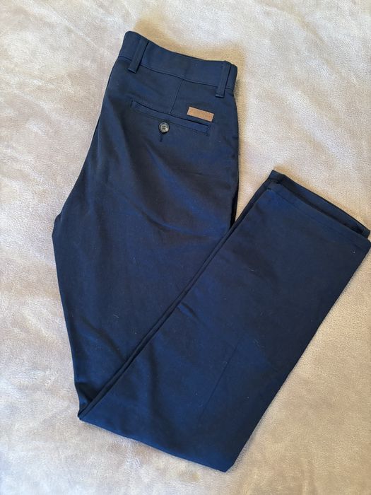 Темно-сині чоловічі штани Defacto