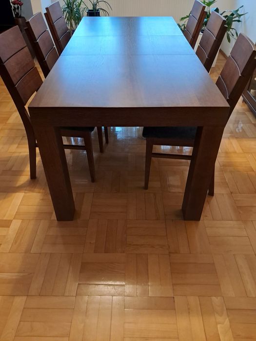 Nowoczesny Stół + 6 krzeseł - Komplet
