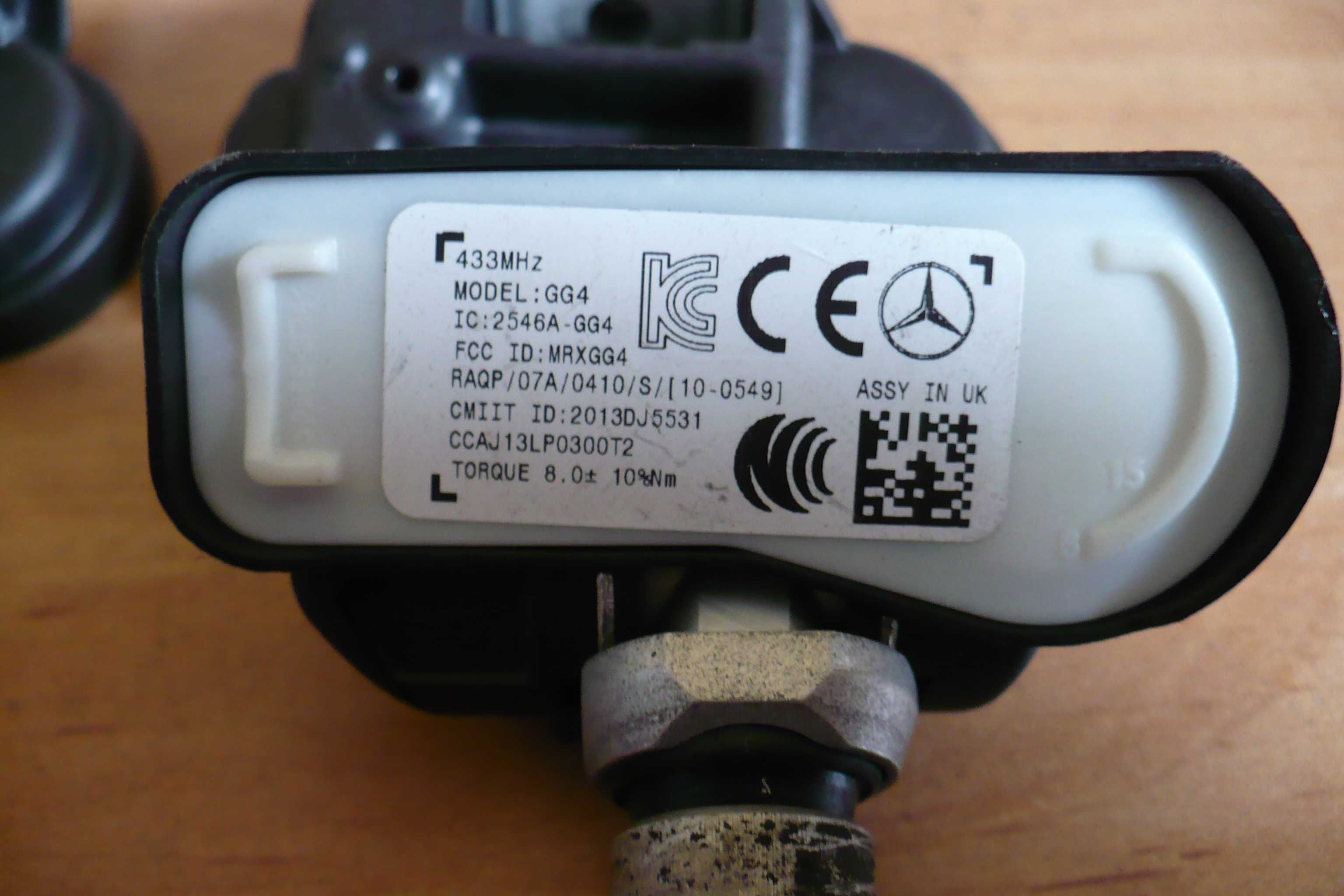 Czujniki Ciśnienia Mercedes, Klasa C, W 204, 2010r. Oryginalne 4 szt.