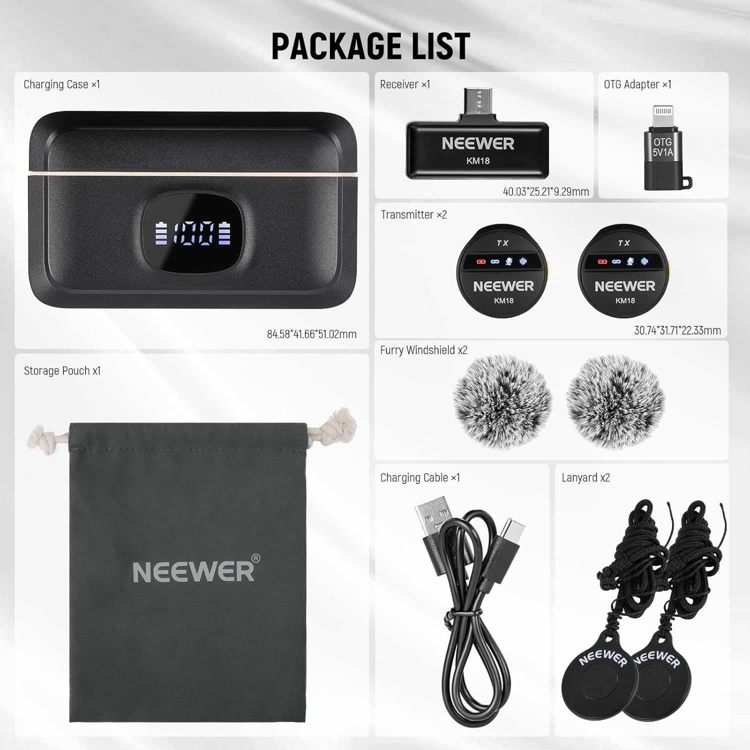 Microfone Sem Fios NEEWER KM18