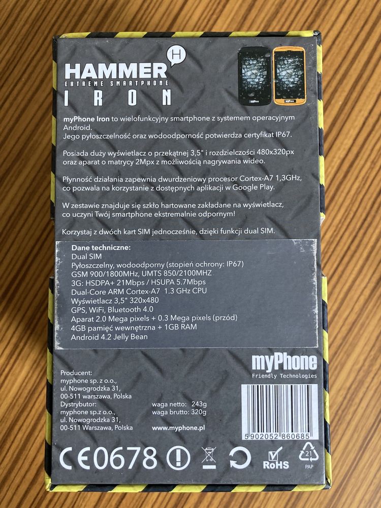 myPhone Hammer Iron