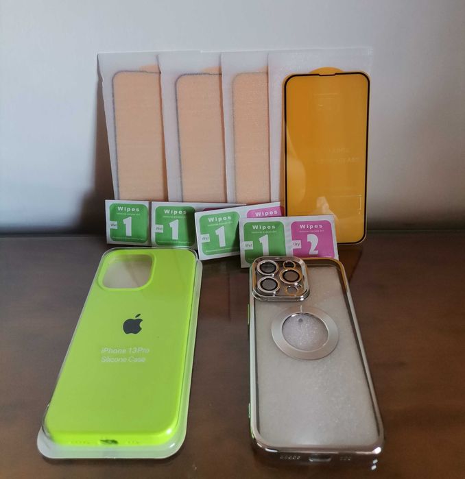 Conjunto Películas e Capas para Iphone 13 Pro