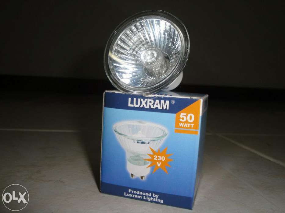 Lâmpadas luxram halogen dichroic aluminium reflector 50º 230 V 50 e 20