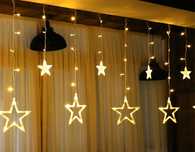 Nowa kurtyna świetlna LED, gwiazdy, girlanda, muli kolor, 3*3m, USB, p