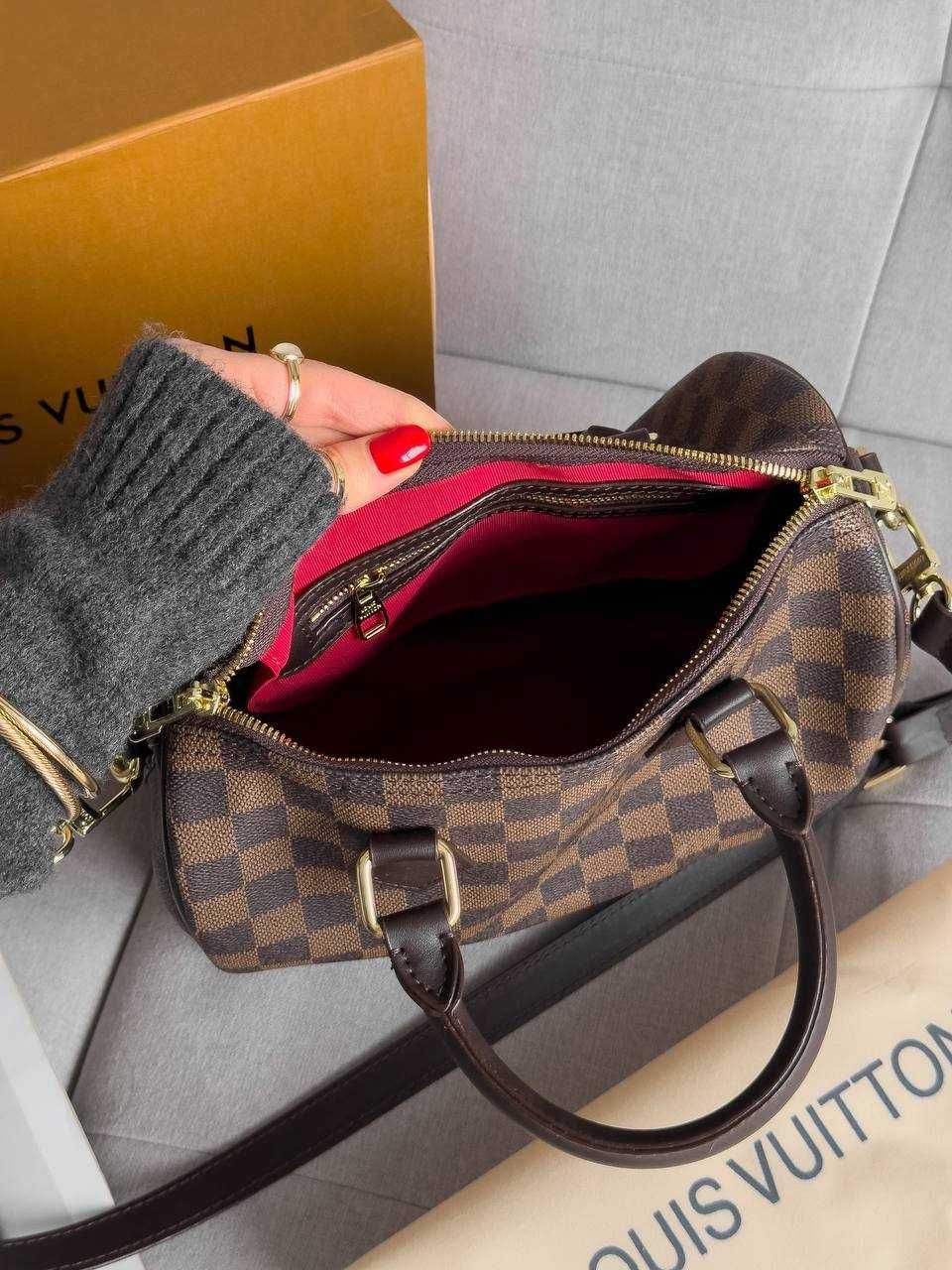 Сумка Louis Vuitton Speedy 25 шахматка