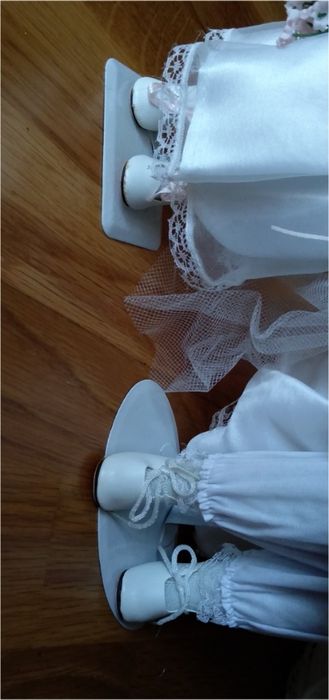 Noiva & Menina das Alianças - bonecas de porcelana