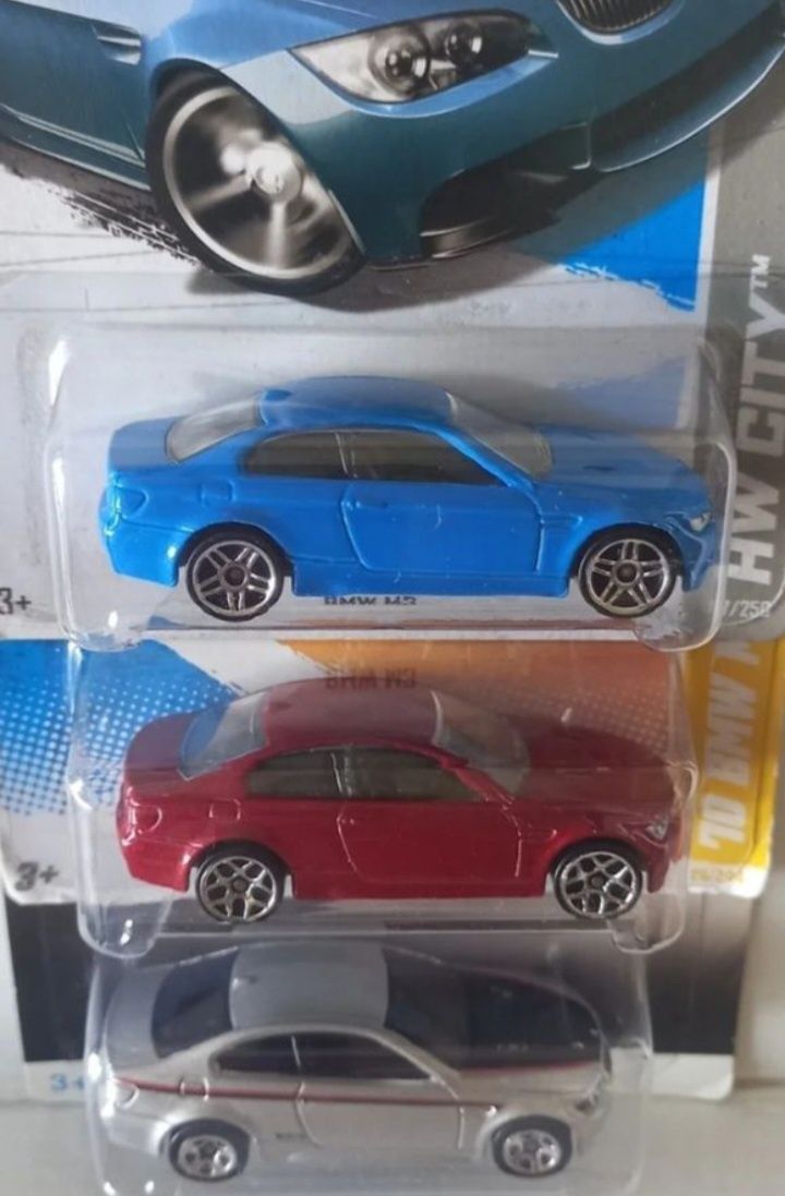 Bmw m3 hot wheels conjunto 3