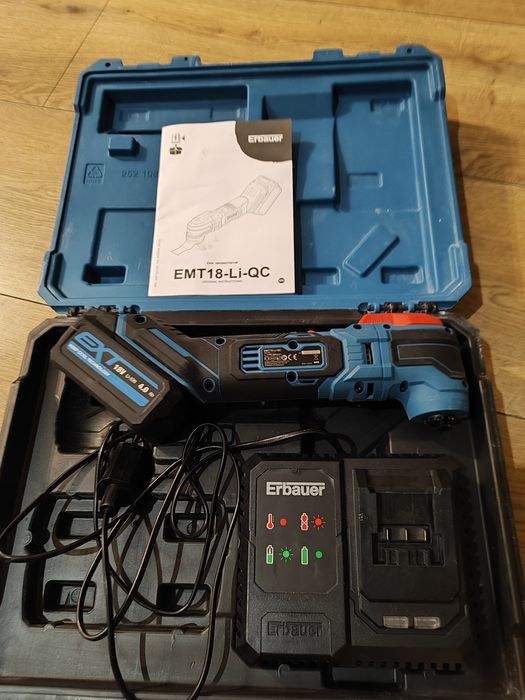 Urządzenie wielofunkcyjne/multitool Erbauer 18v, 4ah, rok produkcji 23