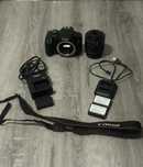 Kit Canon EOS 2000D + Lente 18-55mm + 3 Baterias + Carregadores
