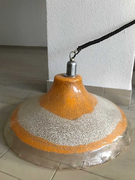 Candeeiro italiano vintage, de murano