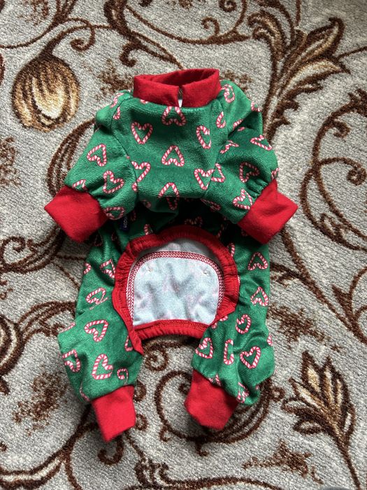 Новорічний Комбінезон на маленьку собачку чи кицю