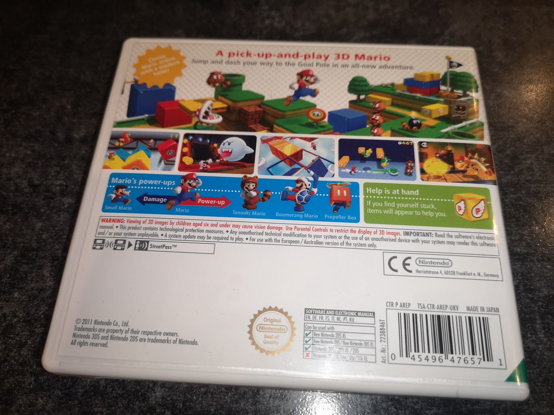 Super Mario 3D Land 3DS 2DS NINTENDO gra ANG (możliwość wymiany)