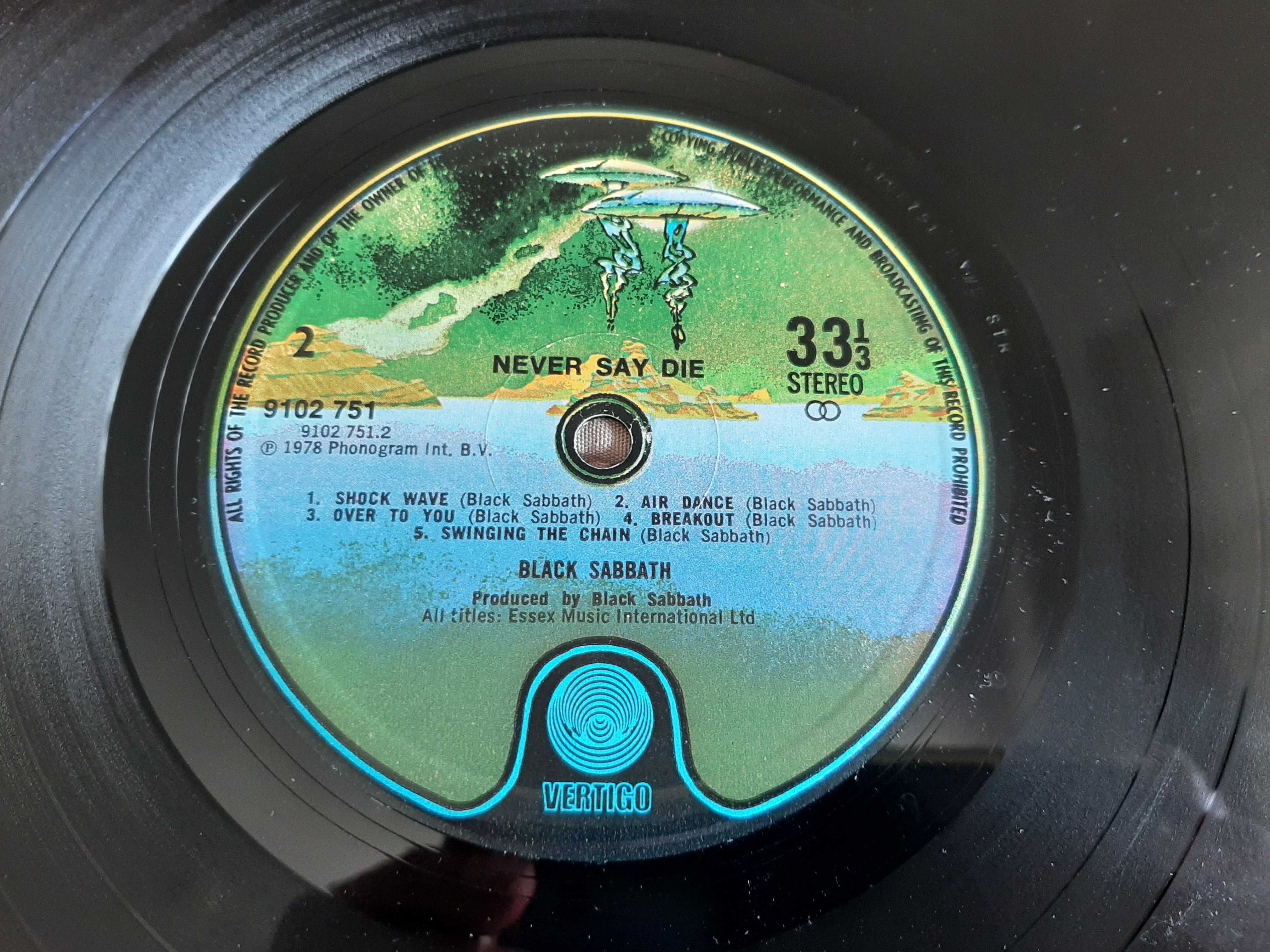 Black Sabbath - Never Say Die! - UK - Vinil LP