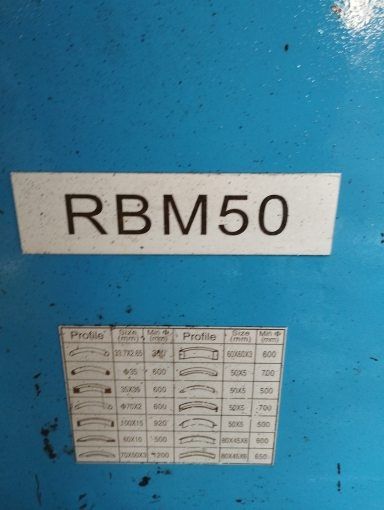 Giętarka do rur i profili RBM 50