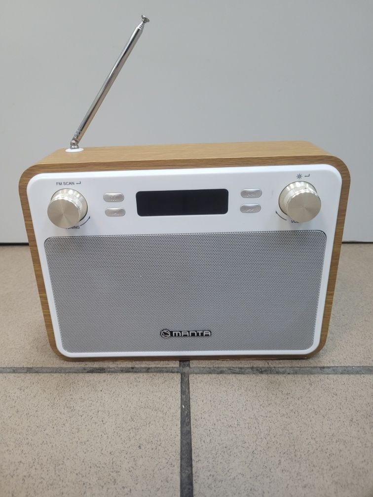 Radio Manta RDI915X bluetooth brązowe | Komis66