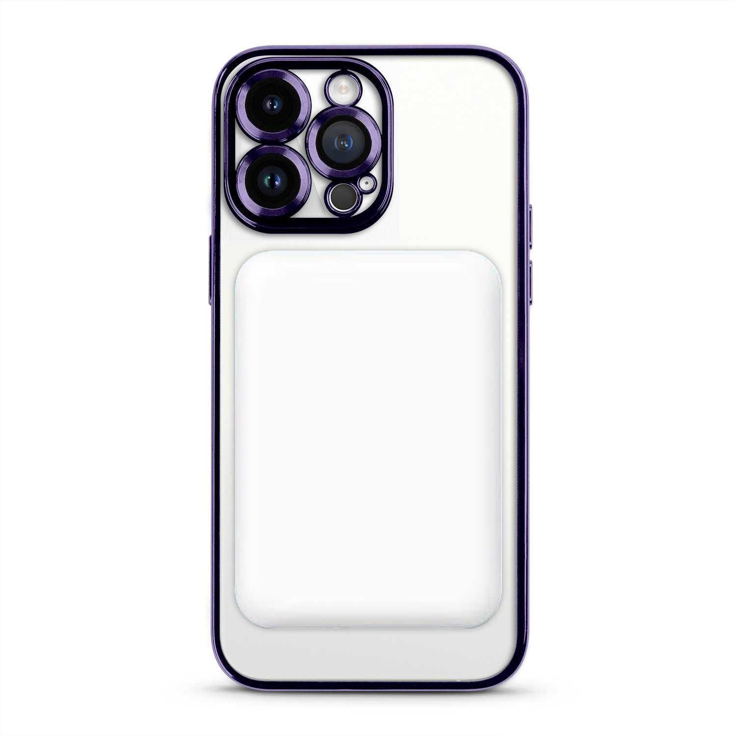 Etui Case do Iphone 13/14/15Plus Pro Max Magsafe Magnetyczne C Purpura