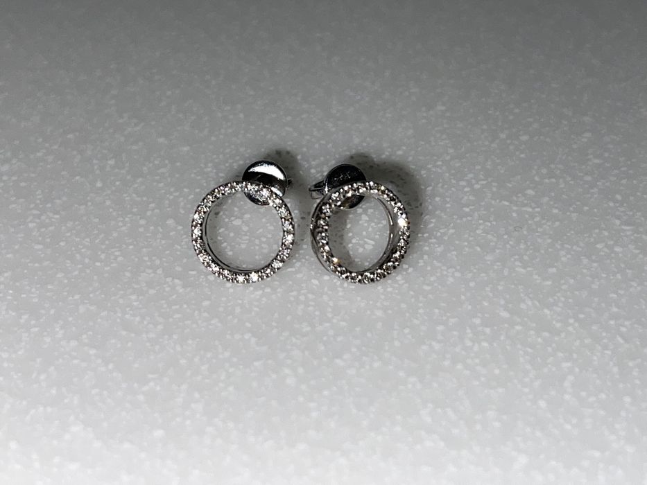 Серьги золото, бриллианты.