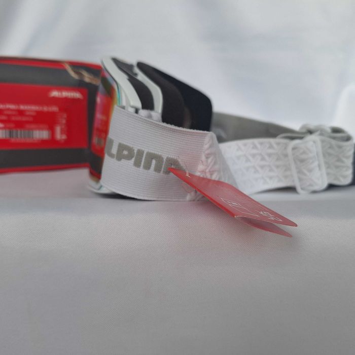 Gogle narciarskie Alpina Nakiska White Q-Lite Pink S1