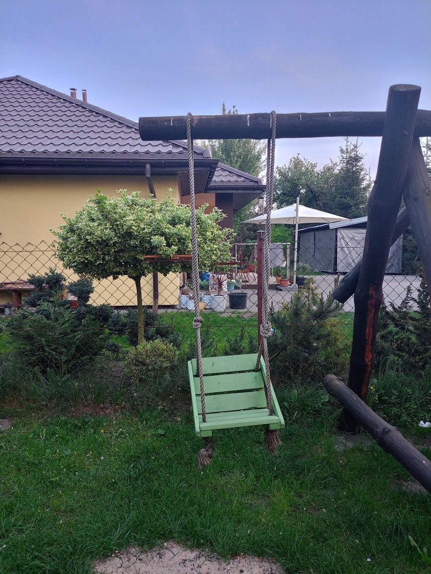 Huśtawka bujaczka drewniana