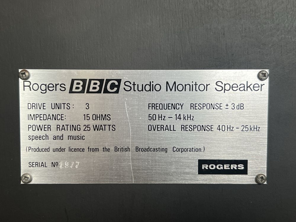 Rogers ls3/6  // kolumny, monitory