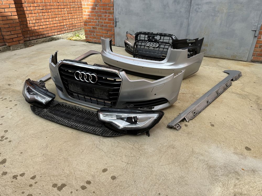 Розбор Audi A6 C7 4G Бампер Передній задній Пороги Combі