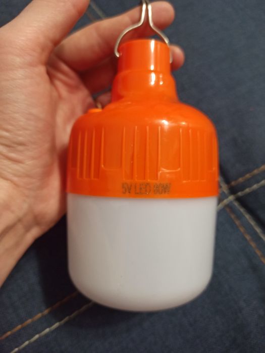 Туристична акумуляторна лампа 80w