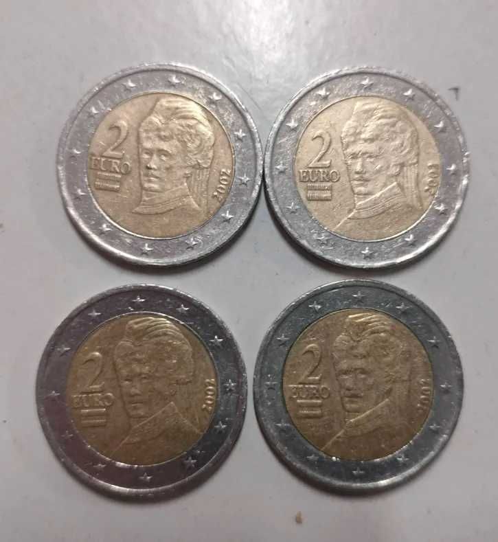 Moeda de 2€ Austríaca do Ano 2002
