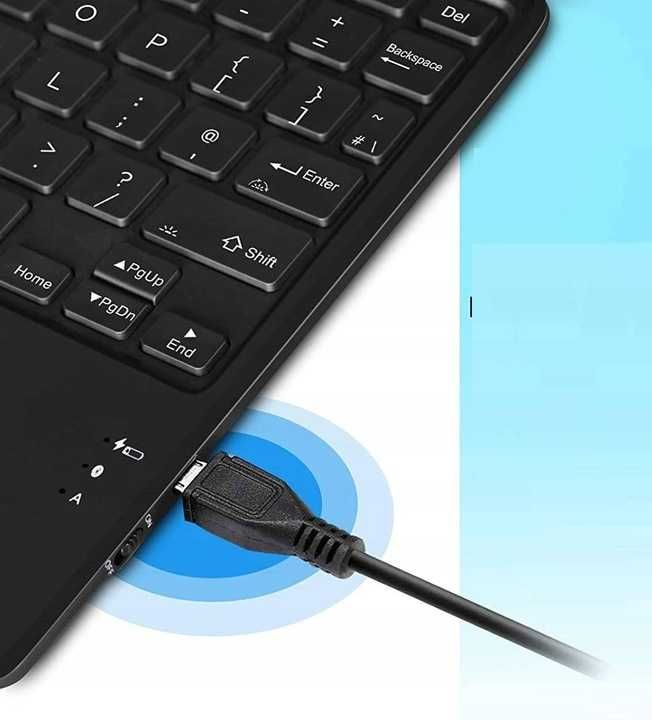 Etui z Klawiaturą do Samsung TAB S7 zamiennik QWERTZ Podświetlana BT