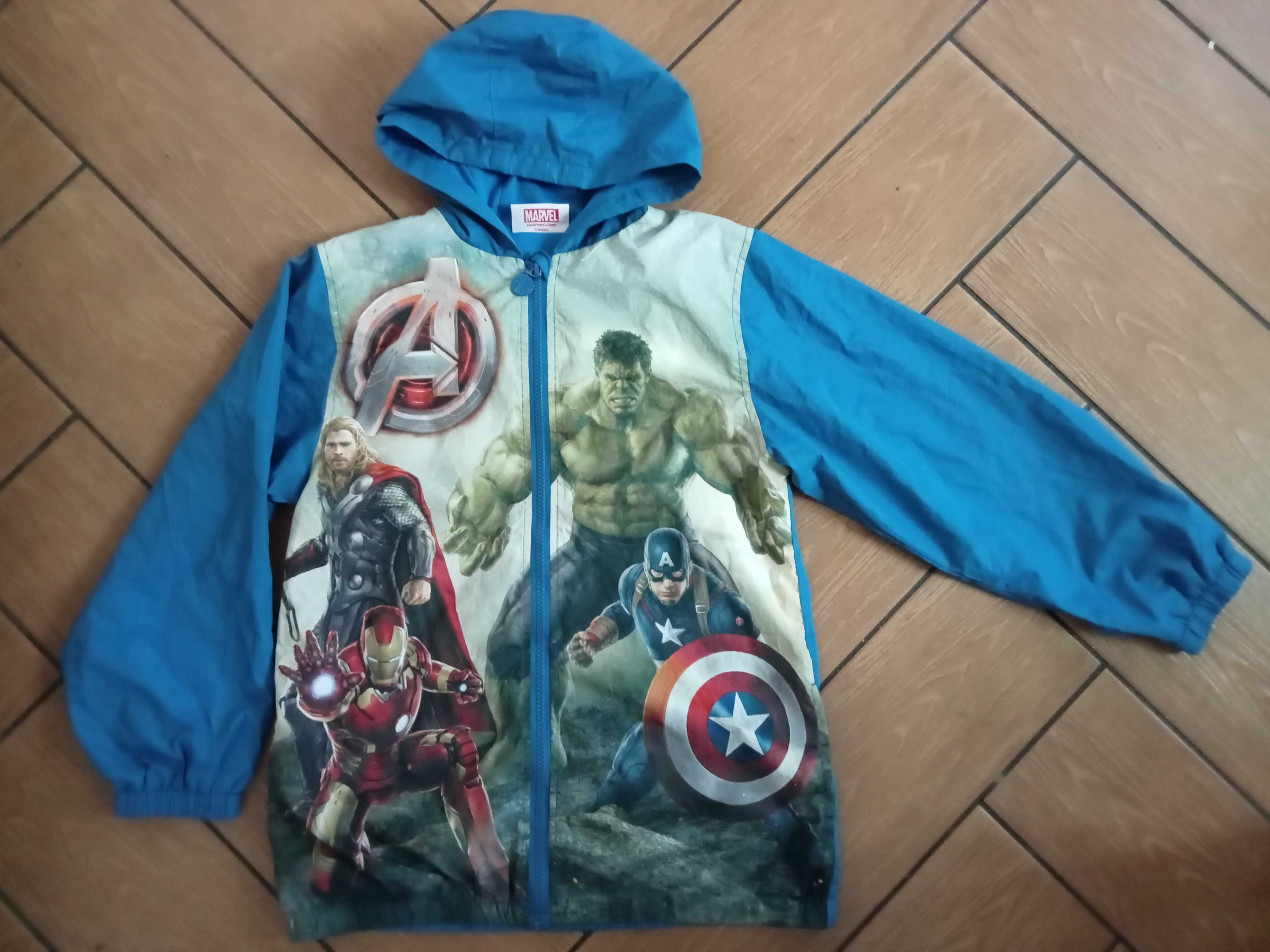 Jak nowa 158 Marvel Avengers kurtka dla chłopca wiosenna przejściowa