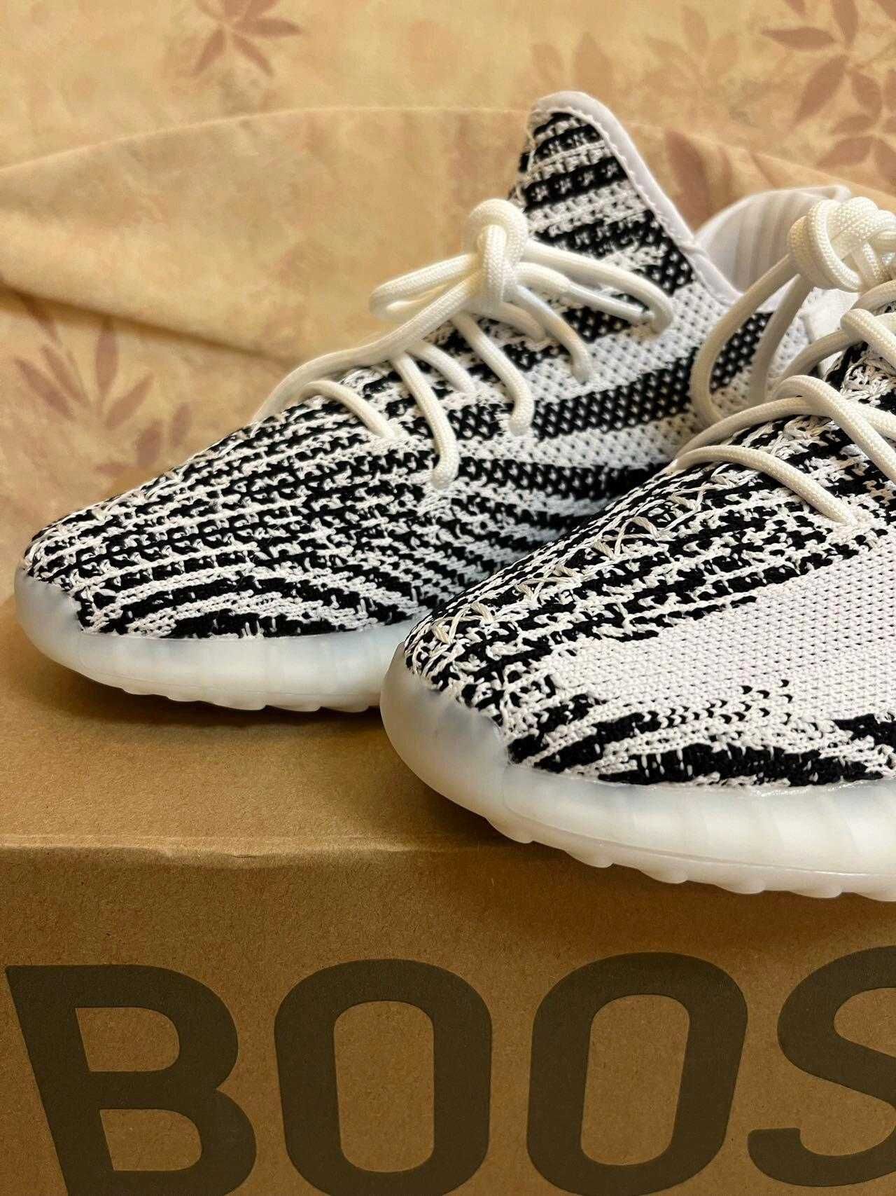Zebra\Yeezy Boost*adidas 350 V2 nowy UnisexTrampki.41