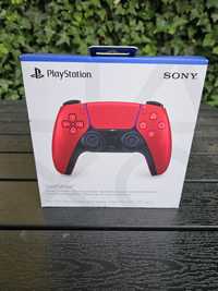 Dualsense wulkaniczna czerwień PlayStation ps5 red