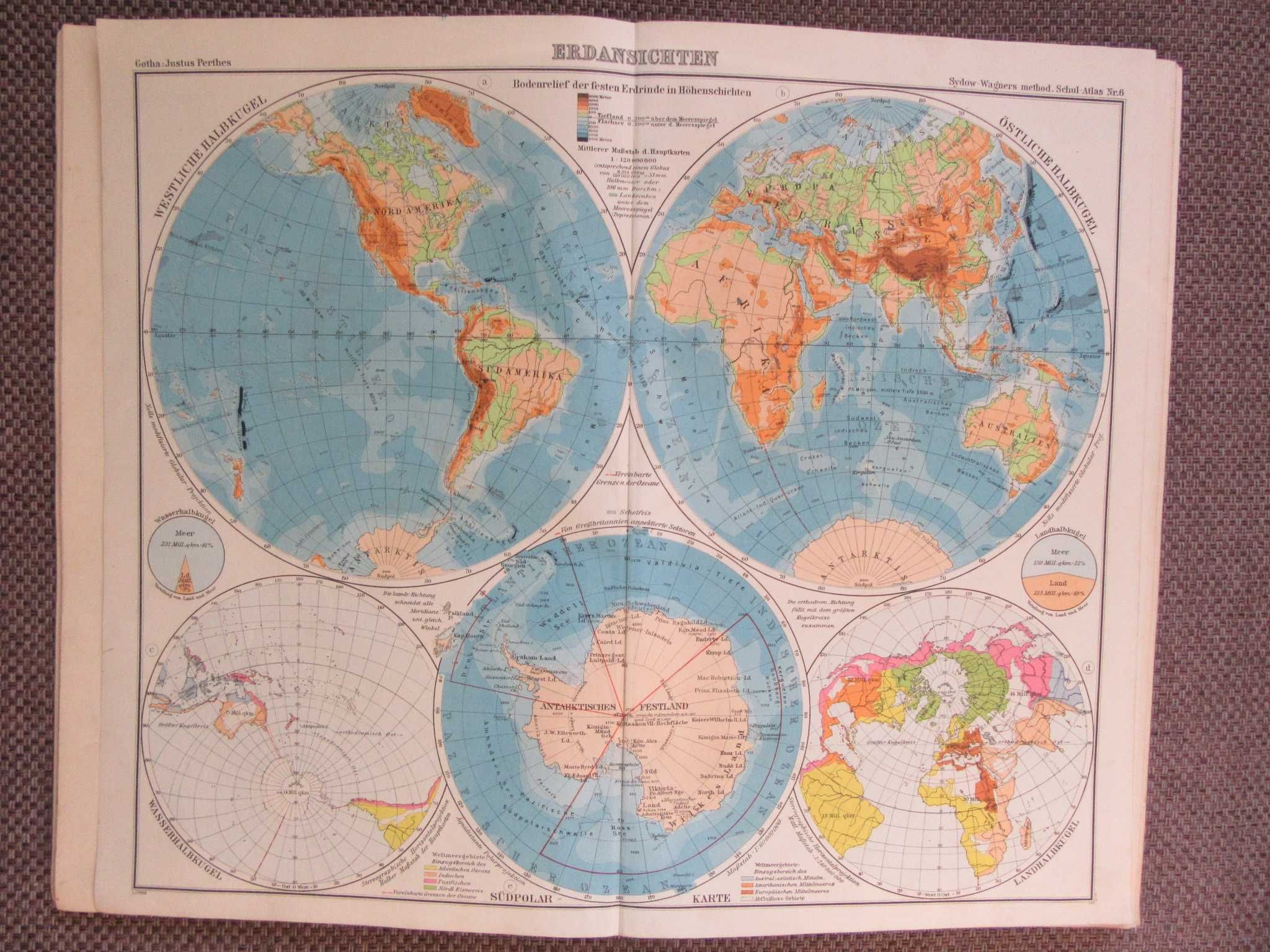 Sydow-Wagners methodischer Schul-Atlas z 1943r