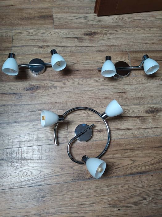 Żyrandol z dwoma kinketami